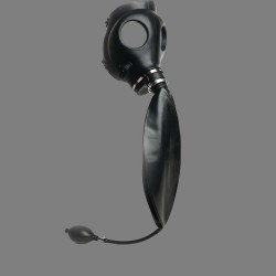 Gas Mask Restriction Bag with Pump Bulb|665|TV|Breath-Play-Gear