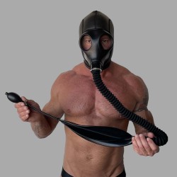 Gas Mask Restriction Bag with Pump Bulb|665|TV|Breath-Play-Gear