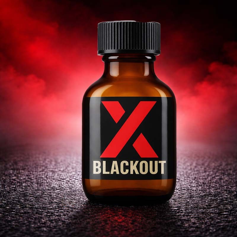 X BLACKOUT 30 ml|ALPHA POPPERS|TV|Pentylnitriet Poppers