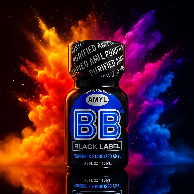 BB AMYL Black Label 10 ml|PWD EUROPE|TV|Amylnitriet Poppers