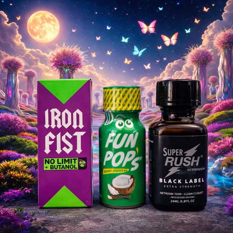 MEGA DEAL IRON POP´S BLACK LABEL|BLACK TIGER POPPERS|TV|Poppers & combinatiepakketten