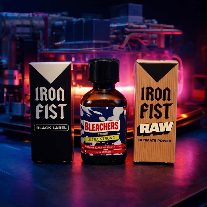 MEGA DEAL IRON – BLEACHERS – FIST RAW|BLACK TIGER POPPERS|TV|Poppers & combinatiepakketten
