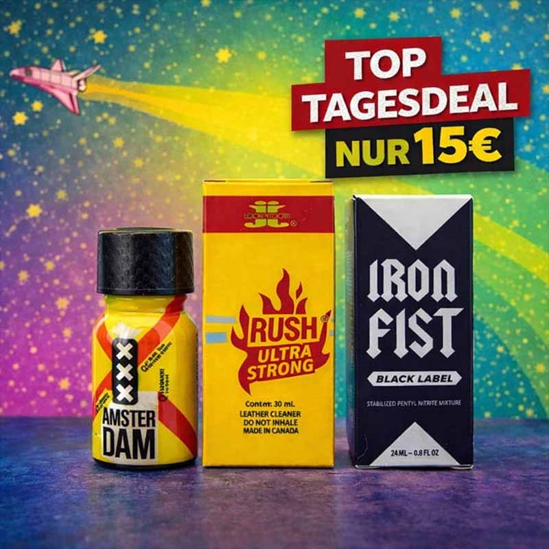 TAGESDEAL -ULTRA – XXX – IRON FIST|BLACK TIGER POPPERS|TV|Poppers & Kombipakete