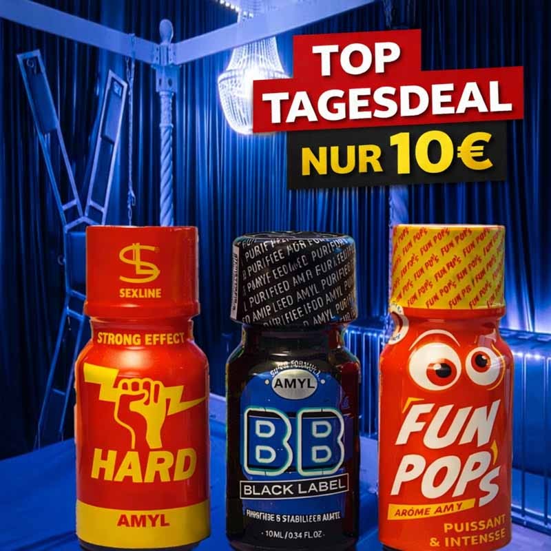 TAGESDEAL – HARD-BB-FUN POP´S|BLACK TIGER POPPERS|TV|Poppers & Kombipakete