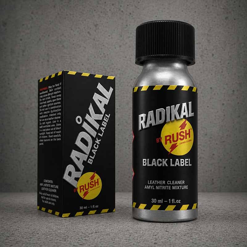 Radikal by Rush Black Label 30ml|PWD EUROPE|TV|Amylnitrit Poppers