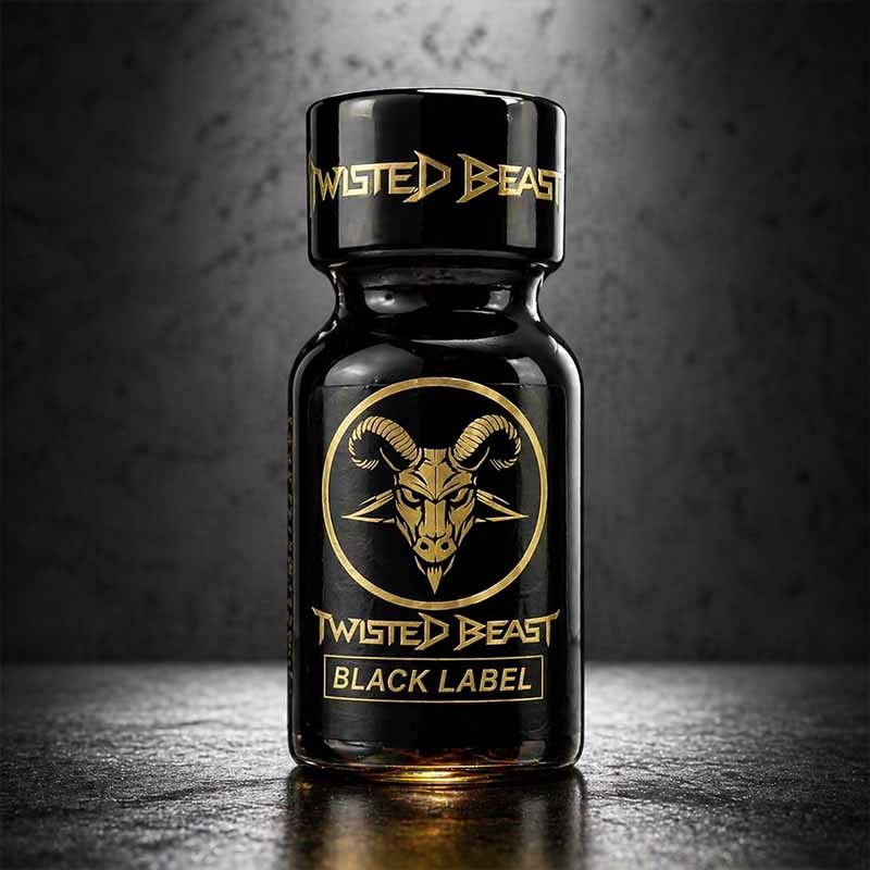 Twisted Beast Zwart 10ml|PWD EUROPE|TV|Pentylnitriet Poppers