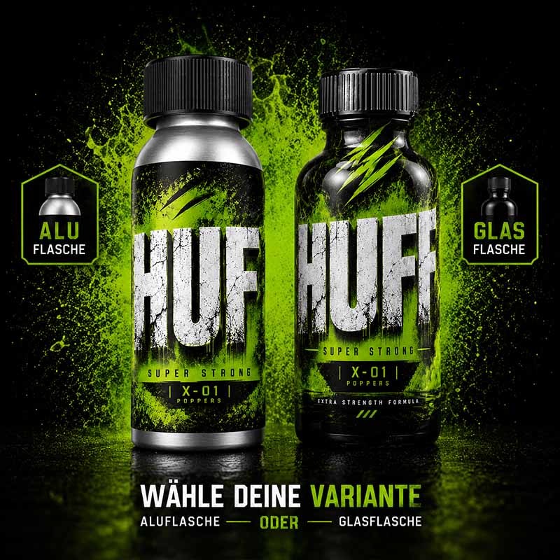 HUFF X-01 ULTRA STRONG 24 ml|ALPHA POPPERS|TV|Pentylnitriet Poppers
