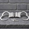 High-security handcuffs with triple wide hinge|® XLeathers|TV|Bondage BDSM