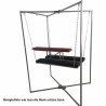 Sklavenkäfig -BDSM-METAL BANK mit DOGGY Leder GESTELL|® XLeathers|TV|BDSM slinger