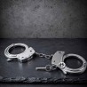 Genuine professional handcuffs made of hardened steel|® XLeathers|TV|BDSM bondage