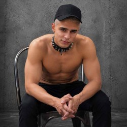 Mammoth Echtleder Collar mit Spikes|® XLeathers|TV|Start