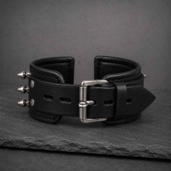 Mammoth Genuine Leather Collar with Spikes|® XLeathers|TV|Lancement