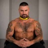 Puppy neoprene yellow collar with D-ring|665|TV|Bondage BDSM
