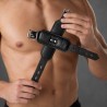 Lockable and padded leather handcuffs|® XLeathers|TV|BDSM bondage