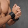 Lockable and padded leather handcuffs|® XLeathers|TV|BDSM bondage