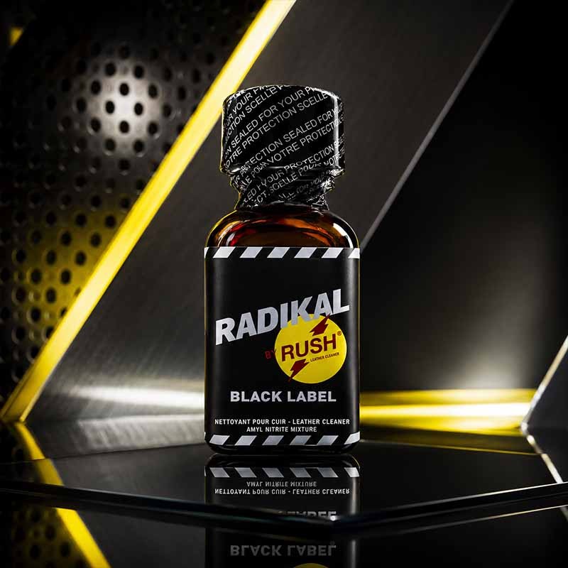 Radikal by Rush Black Label 25ml|PWD EUROPE|TV|Amylnitrit Poppers