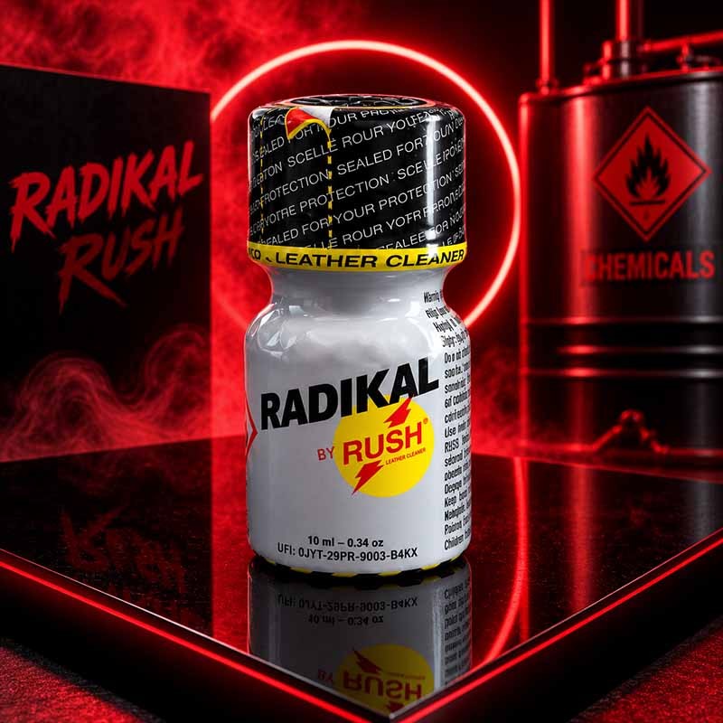 Radikal Rush Ultra Strong Amyl 10 ml|RUSH POPPERS|TV|Amylnitrit Poppers