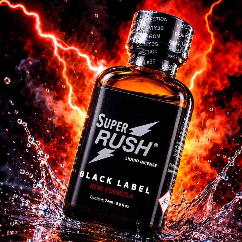 SUPER RUSH BLACK 24 ml|RUSH POPPERS|TV|Amylnitrit Poppers