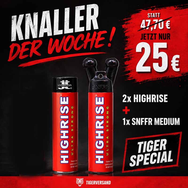 HIGHRISE DEAL DER WOCHE|LOCKERROOM POPPERS|TV|Pentylnitrit Poppers