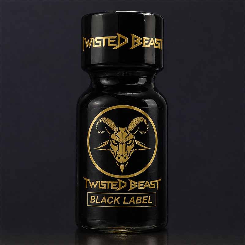 Twisted Beast Black 10ml|Twisted Beast Poppers|TV|Pentylnitrite Poppers