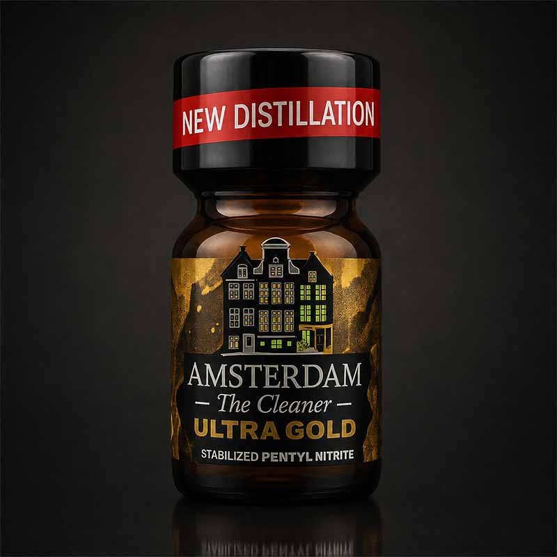 Amsterdam Ultra Goud 10ml|PWD EUROPE|TV|Pentylnitriet Poppers