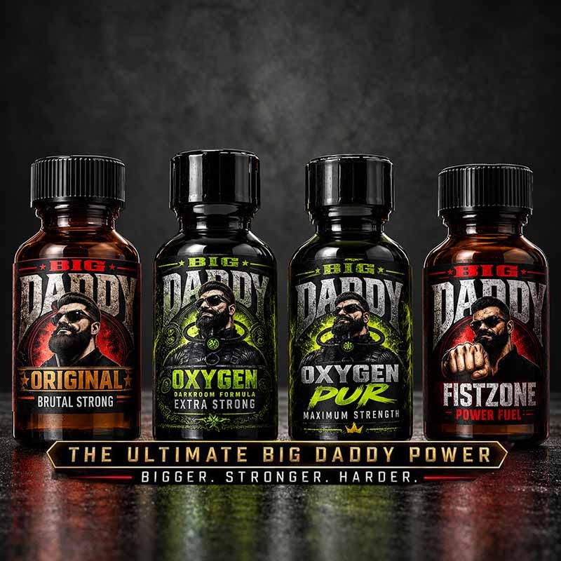 4 x Big Daddy ULTIMATE|ALPHA POPPERS|TV|Poppers & Packs combinés
