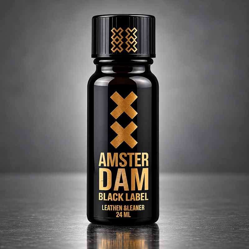 Amsterdam Tall Black Label 24 ml|PWD EUROPE|TV|Amylnitrit Poppers