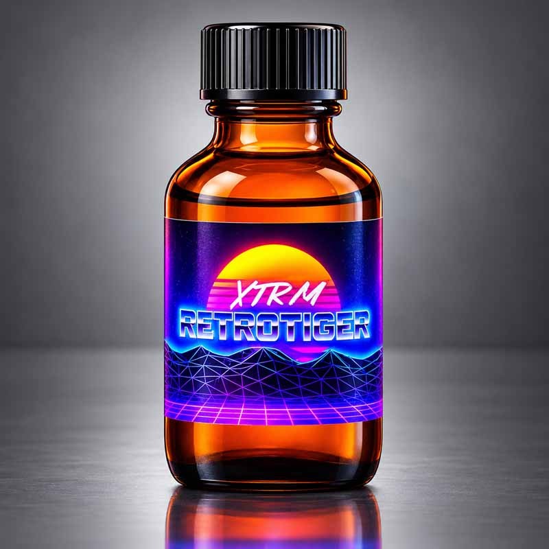 XTRM RETROTIGER 30 ml|BLACK TIGER POPPERS|TV|Pentylnitriet Poppers