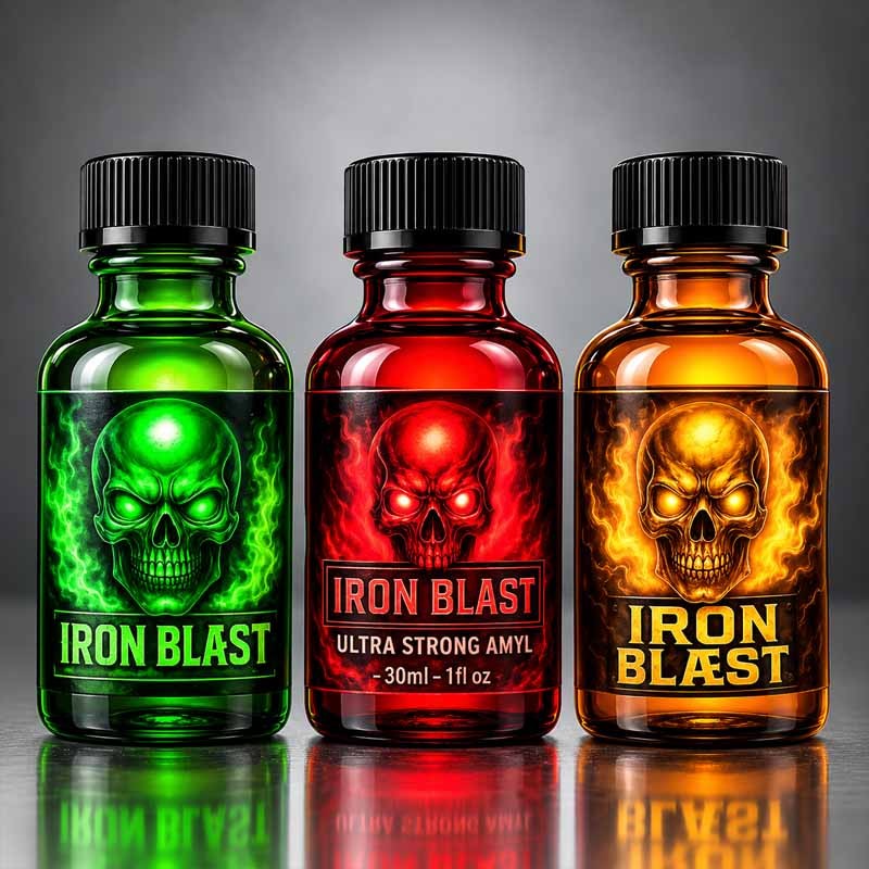 IRON BLÆST 3er Combi Set|ALPHA POPPERS|TV|Poppers & combination packages