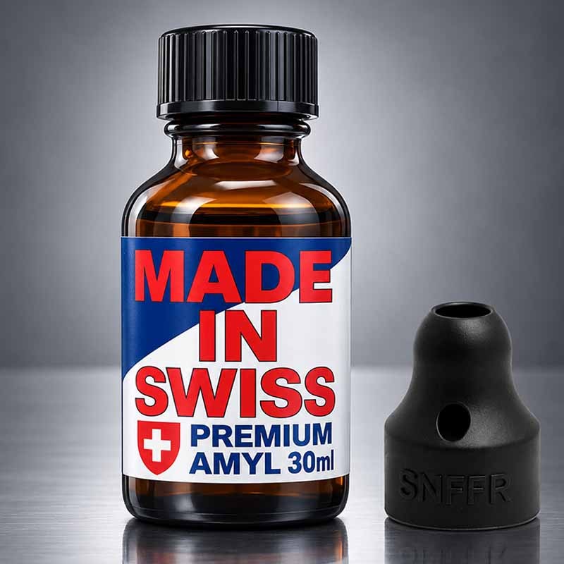 MADE IN SWISS 30ml|ALPHA POPPERS|TV|Nitrite d'amyle Poppers