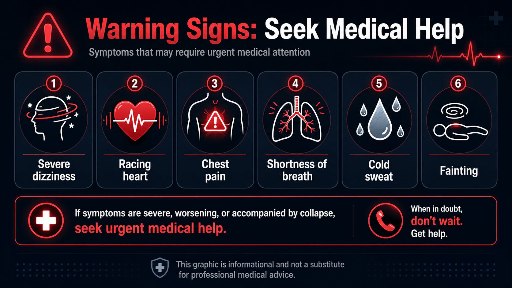 Warning signs of blood-pressure drop caused by poppers and potency medication with dizziness, shortness of breath and fainting