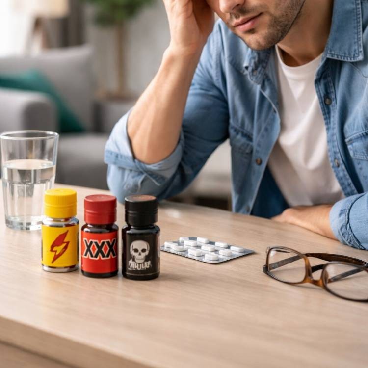 Poppers Nebenwirkungen – Häufige Symptome, Warnzeichen und was du konkret tun kannst