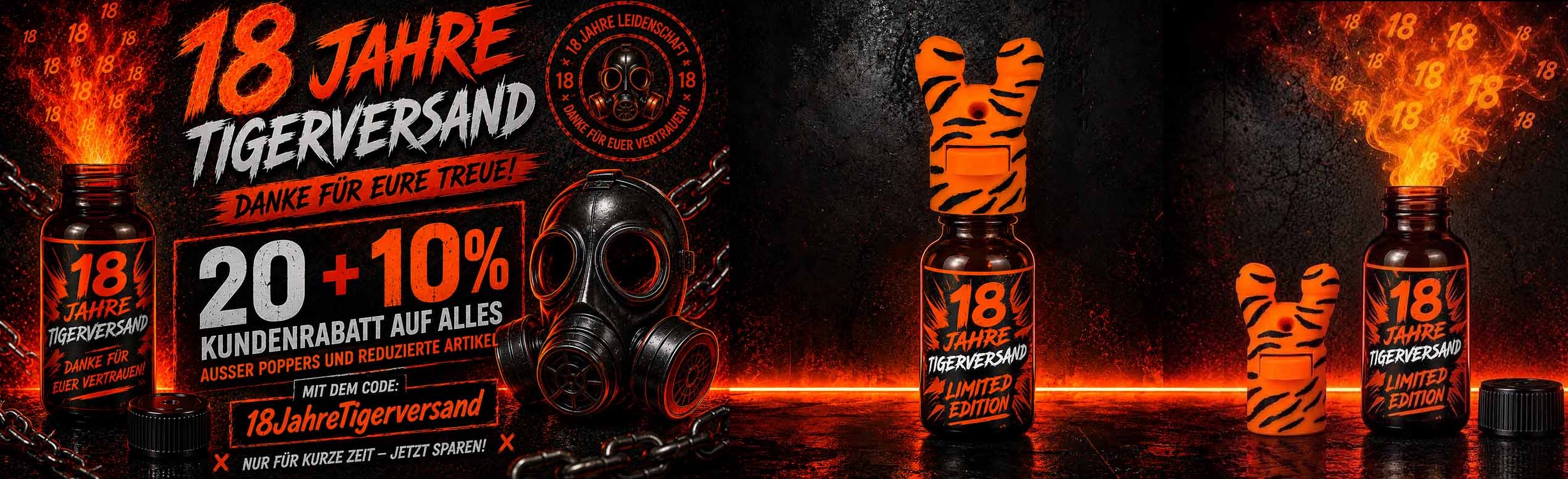 18 Jahre Tigerversand- Willkommen beim Tigerversand